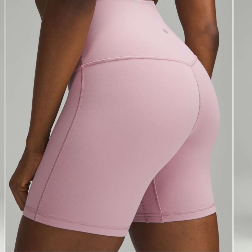 Lululemon Align High-Rise Short Size 2 with a 6" inseam Rose Blush